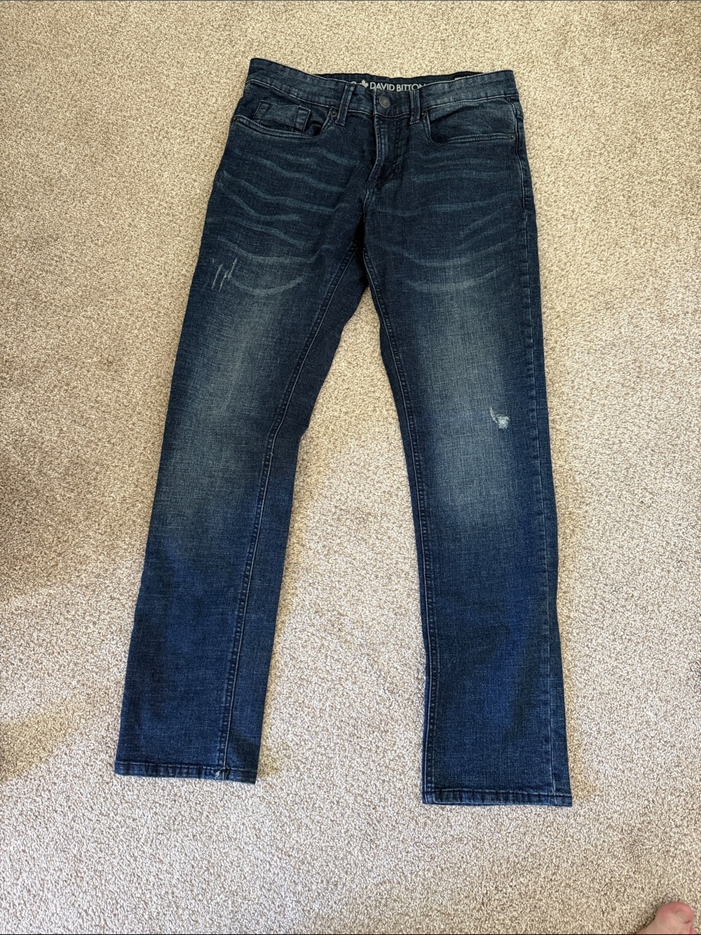 Buffalo David Bitton Men’s Dark Wash Slim Straight Jeans
